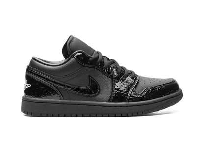 Jordan 1 Low SE Patent Elephant Black (Women's)