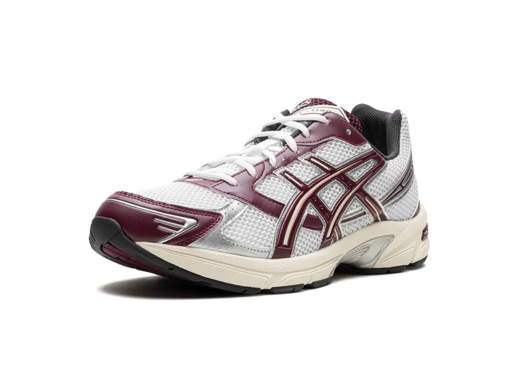 ASICS Gel-1130 White Maroon Banner