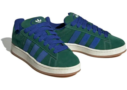 Adidas Campus 00s Dark Green Semi Lucid Blue - PLUGSNEAKRS