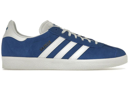 Adidas Gazelle Blue Cloud White Gold Metallic - PLUGSNEAKRS