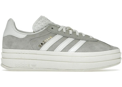 Adidas Gazelle Bold Grey White - PLUGSNEAKRS