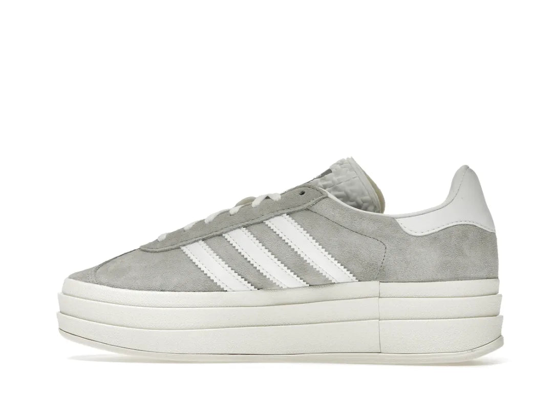 Adidas Gazelle Bold Grey White - PLUGSNEAKRS