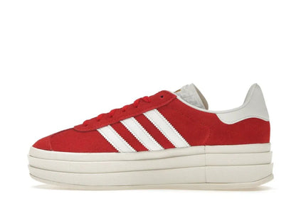 Adidas Gazelle Bold Red Cloud White - PLUGSNEAKRS