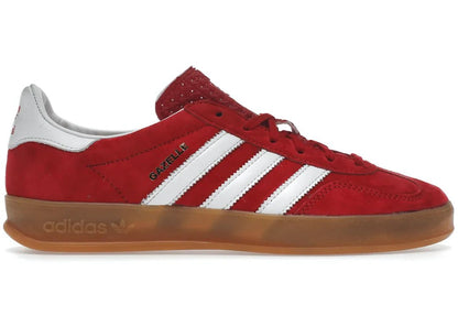 Adidas Gazelle Scarlet Cloud White - PLUGSNEAKRS