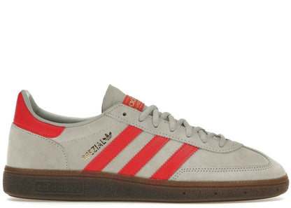 Adidas Handball Spezial Grey Hi-Res Red - PLUGSNEAKRS