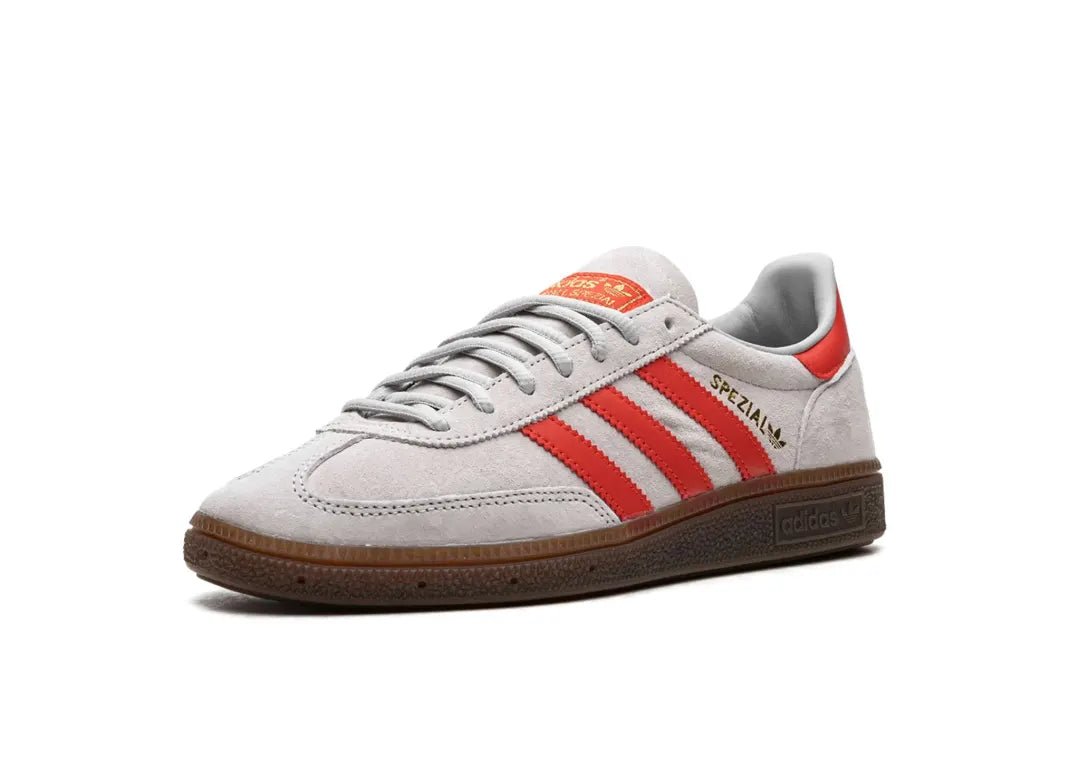 Adidas Handball Spezial Grey Hi-Res Red - PLUGSNEAKRS