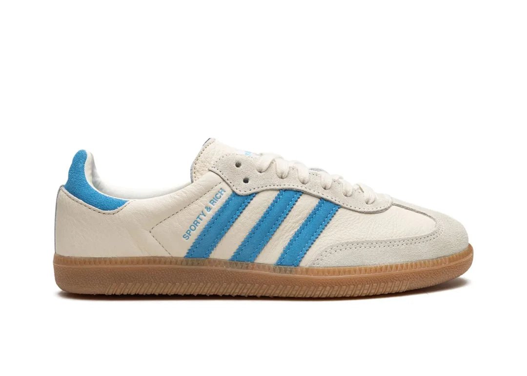 Adidas Samba OG Sporty & Rich Cream Blue - PLUGSNEAKRS