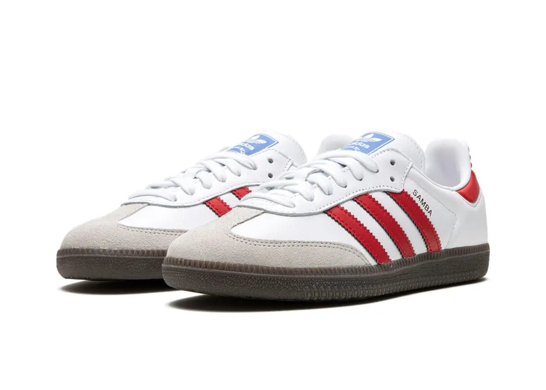 Adidas Samba OG White Better Scarlet - PLUGSNEAKRS