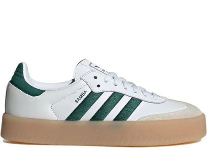 Adidas Sambae White Collegiate Green Gum - PLUGSNEAKRS