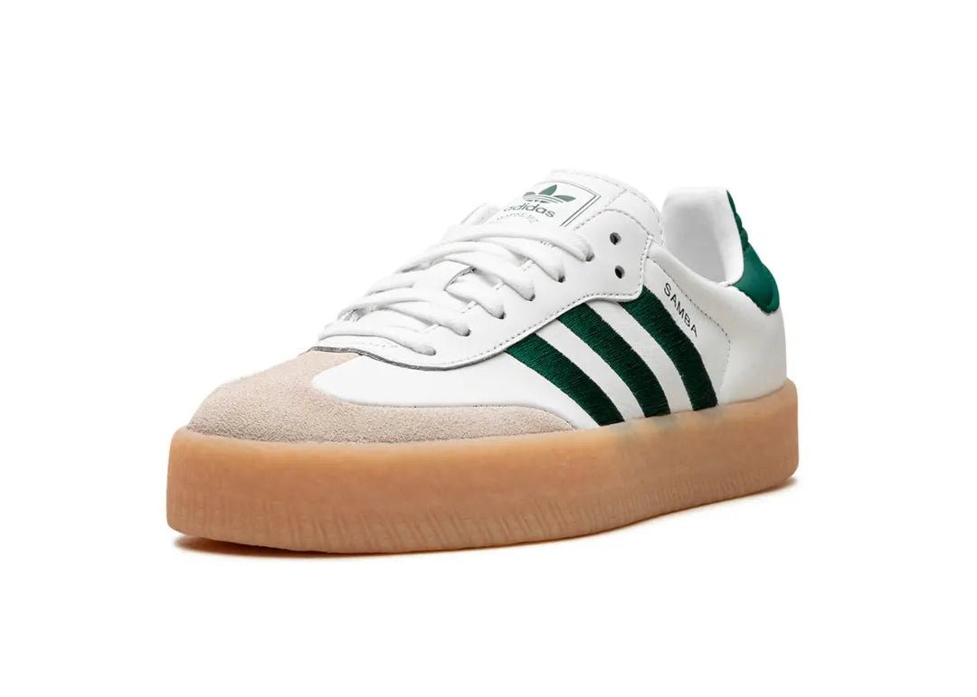 Adidas Sambae White Collegiate Green Gum - PLUGSNEAKRS