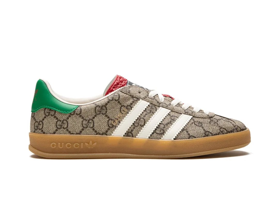 Adidas x Gucci Gazelle Beige GG Monogram - PLUGSNEAKRS