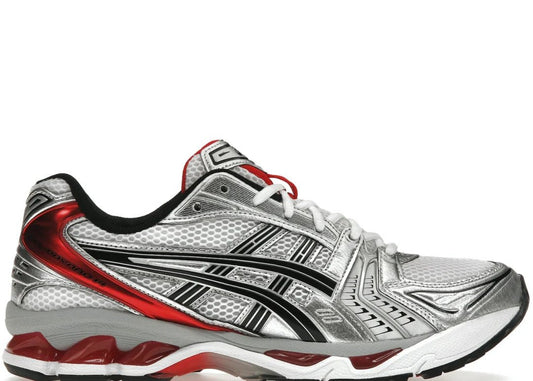 ASICS Gel-Kayano 14 White Classic Red - PLUGSNEAKRS