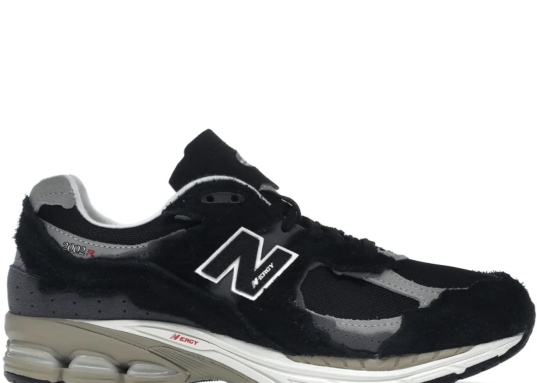 New Balance 2002R Protection Pack Black Grey - PLUGSNEAKRS