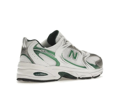 New Balance 530 White Nightwatch Green - PLUGSNEAKRS