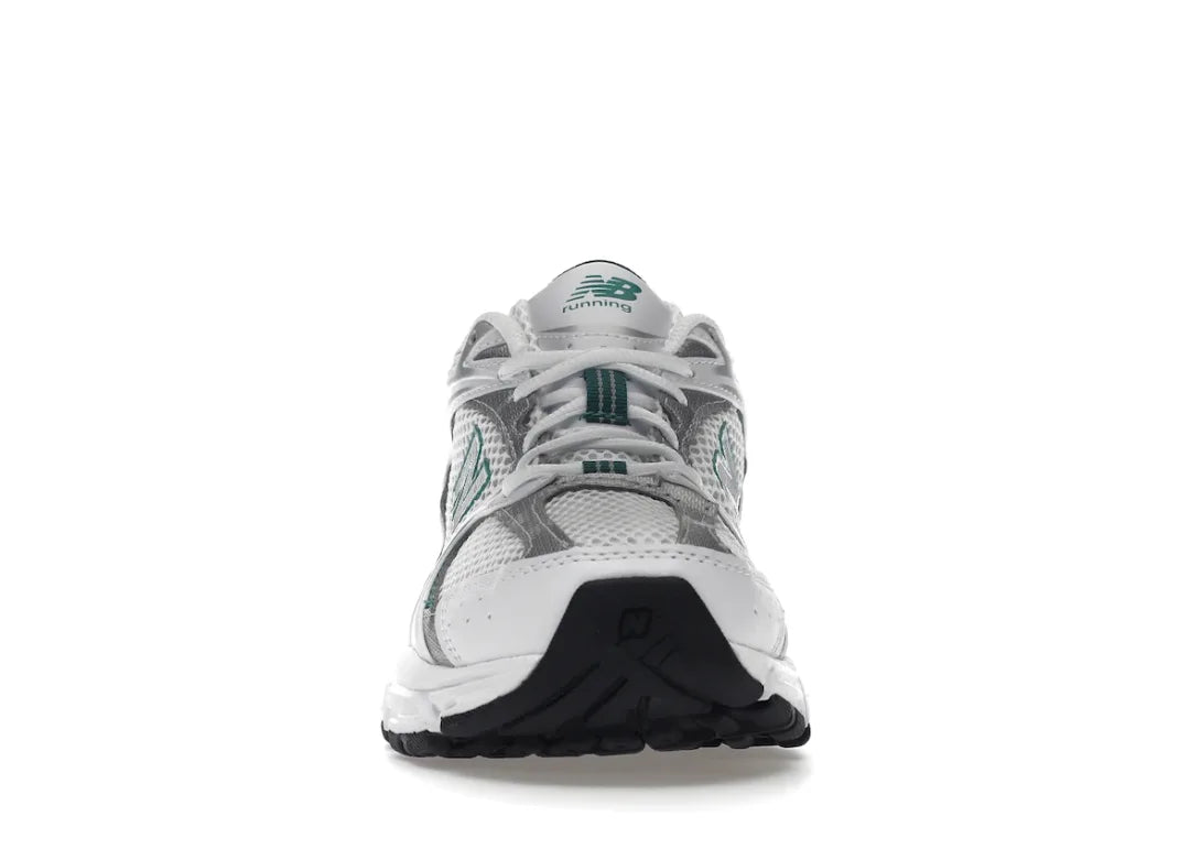 New Balance 530 White Silver Green - PLUGSNEAKRS