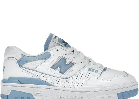 New Balance 550 UNC White Dusk Blue - PLUGSNEAKRS