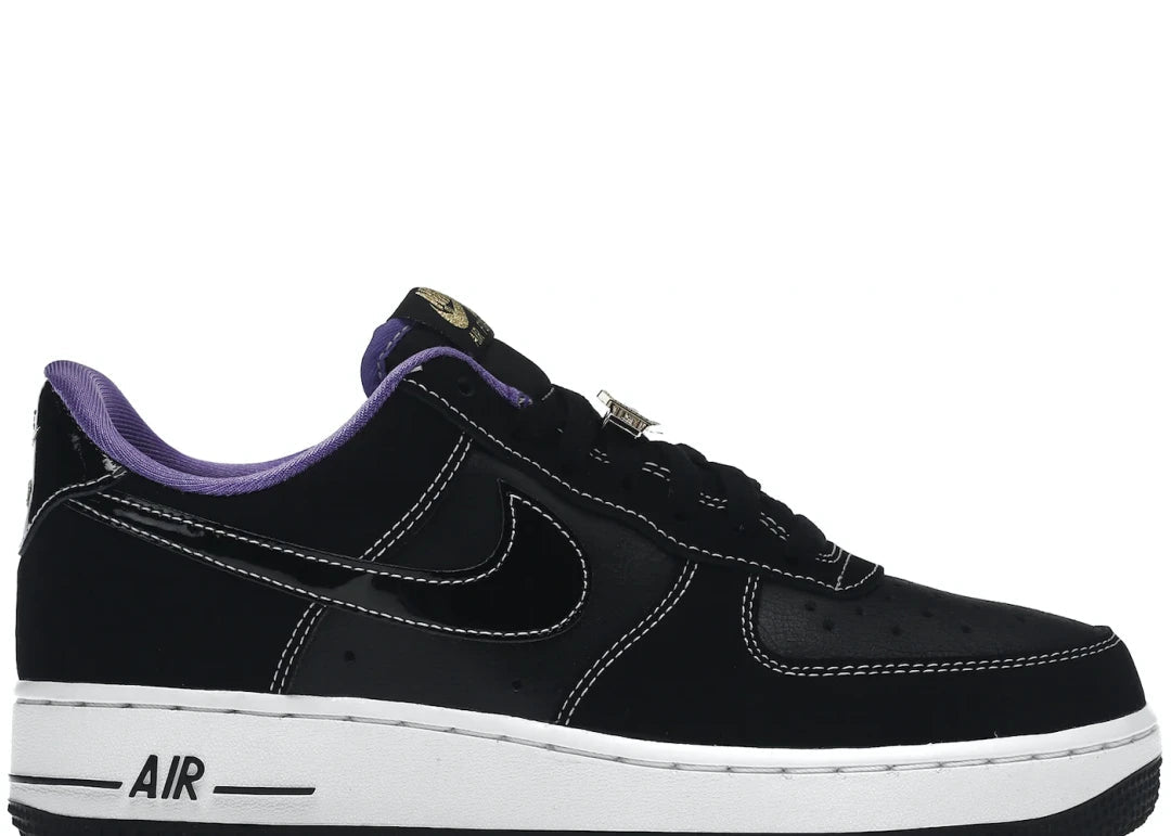 Nike Air Force 1 Low '07 LV8 World Champ Black Purple - PLUGSNEAKRS