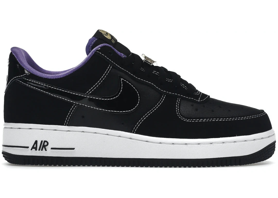 Nike Air Force 1 Low '07 LV8 World Champ Black Purple - PLUGSNEAKRS