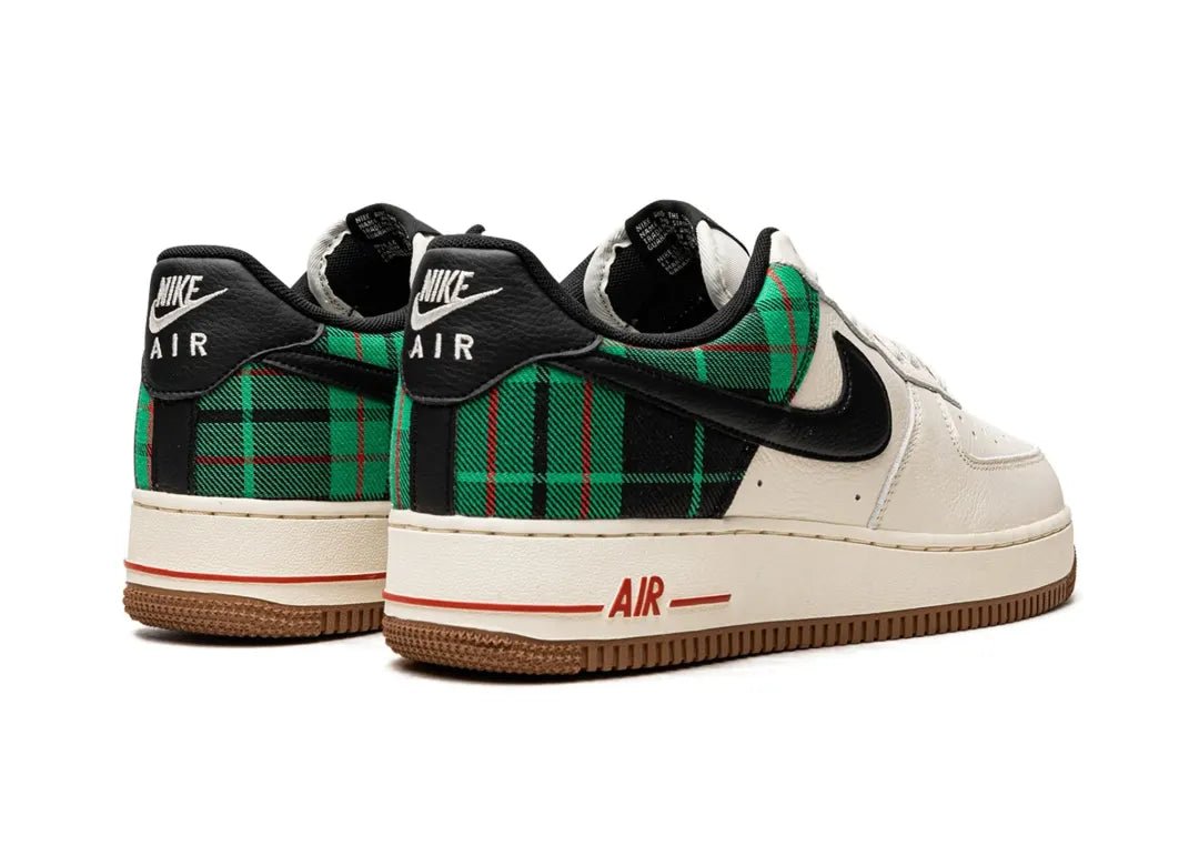 Nike Air Force 1 Low '07 LX Plaid Pale Ivory Stadium Green - PLUGSNEAKRS