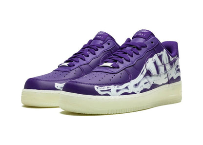 Nike Air Force 1 Low '07 QS Purple Skeleton Halloween - PLUGSNEAKRS