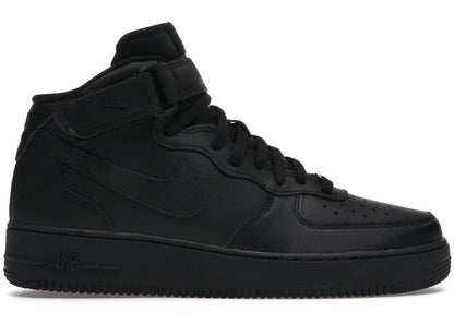 Nike Air Force 1 Mid '07 Black - PLUGSNEAKRS