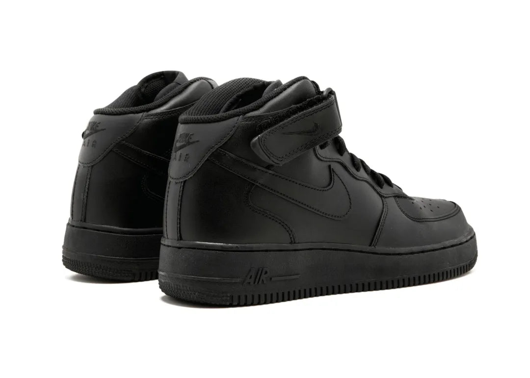 Nike Air Force 1 Mid '07 Black - PLUGSNEAKRS