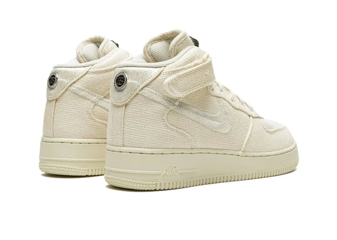 Nike Air Force 1 Mid Stussy Fossil - PLUGSNEAKRS