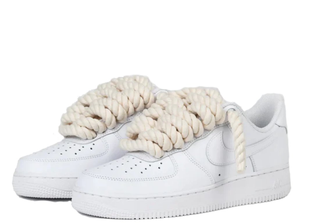 Nike Air Force 1 Rope Laces Cream - PLUGSNEAKRS