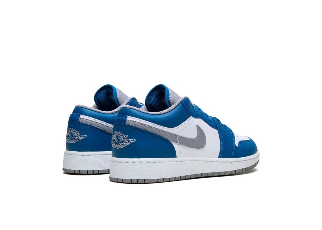 Nike Air Jordan 1 Low True Blue (GS) - PLUGSNEAKRS