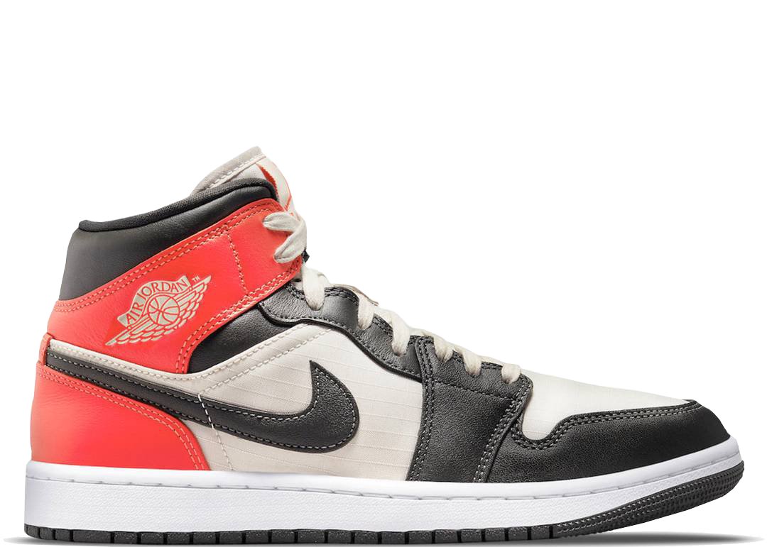 Nike Air Jordan 1 Mid Light Orewood Brown - PLUGSNEAKRS