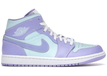 Nike Air Jordan 1 Mid Purple Aqua - PLUGSNEAKRS