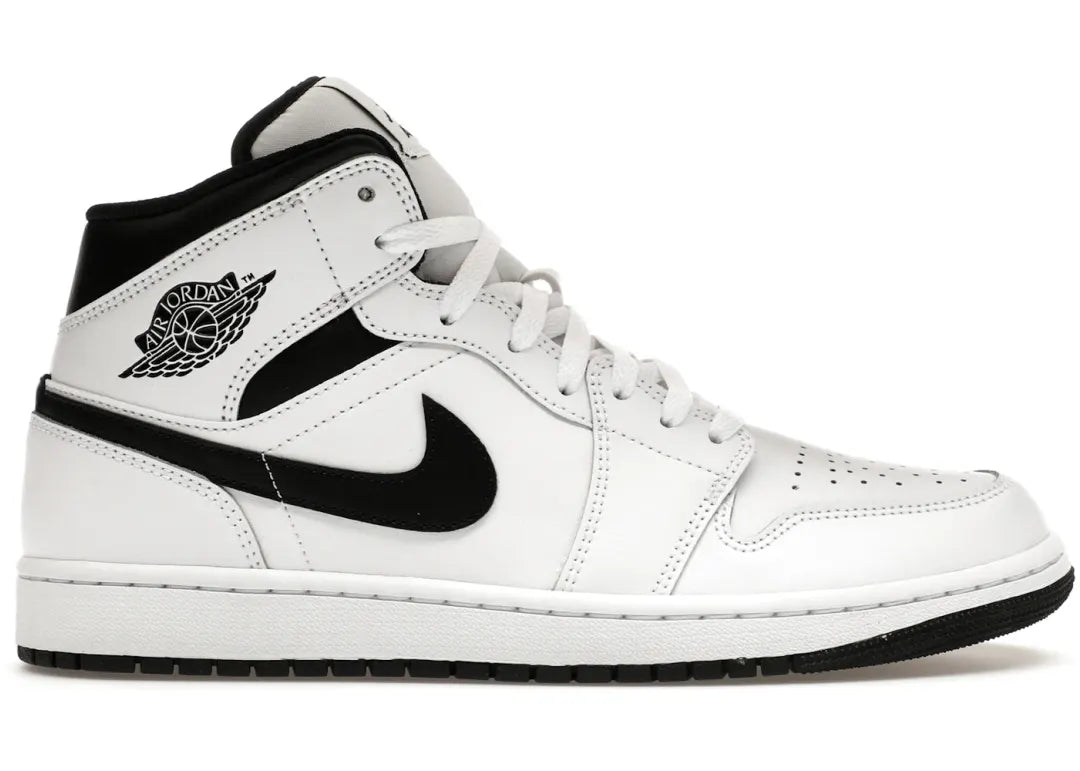 Nike Air Jordan 1 Mid Reverse Panda - PLUGSNEAKRS