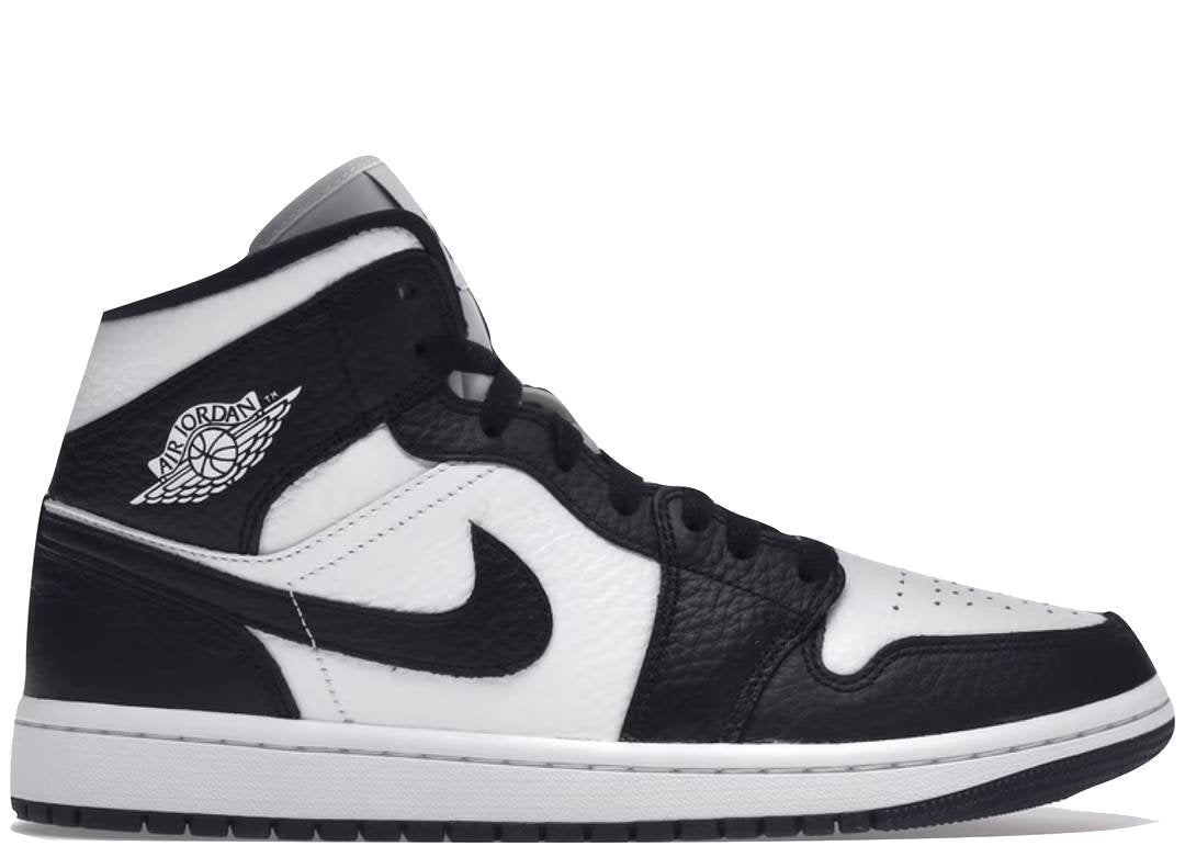 Nike Air Jordan 1 Mid Split Black White - PLUGSNEAKRS