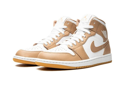 Nike Air Jordan 1 Mid Tan Gum - PLUGSNEAKRS