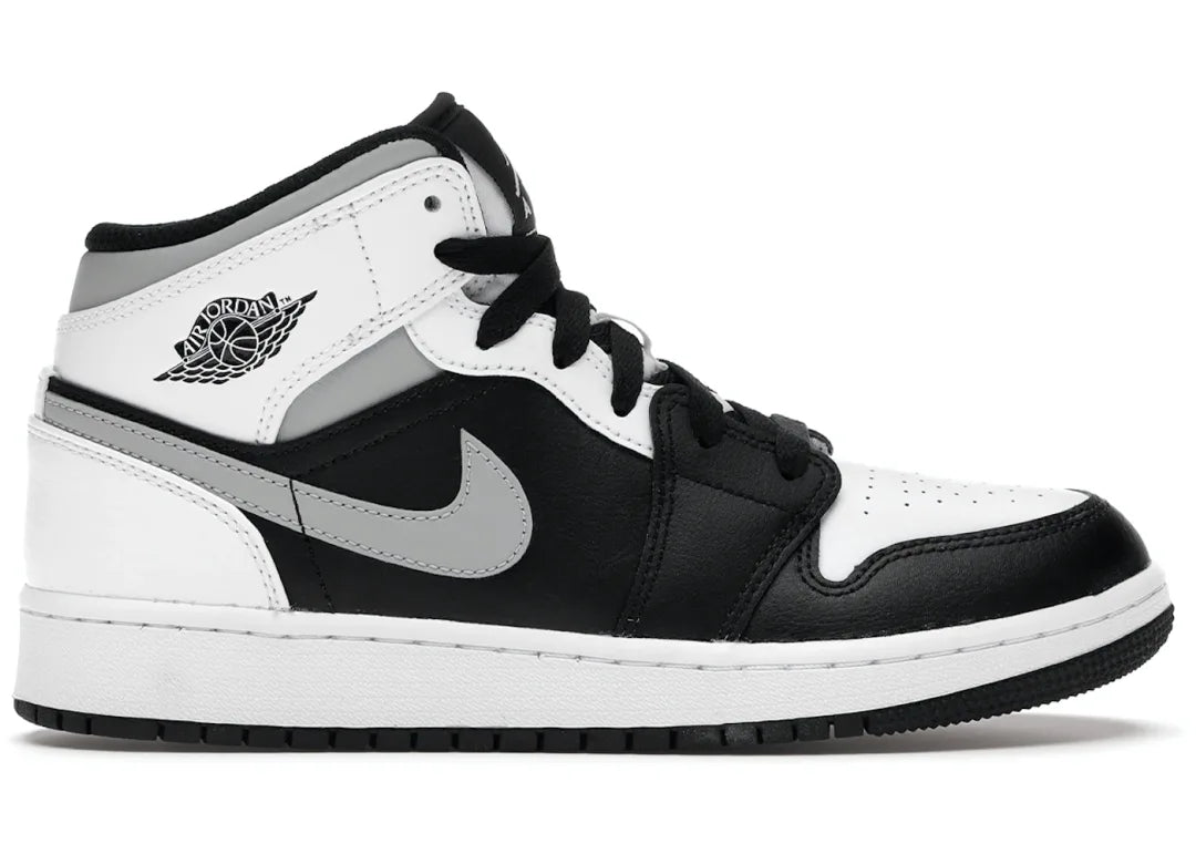 Nike Air Jordan 1 Mid White Shadow (GS) - PLUGSNEAKRS