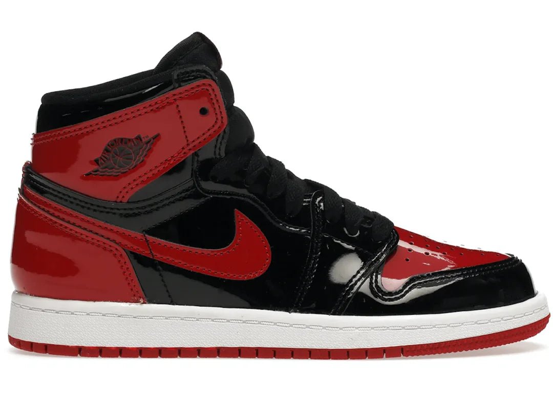 Nike Air Jordan 1 Retro High OG Patent Bred (PS) - PLUGSNEAKRS