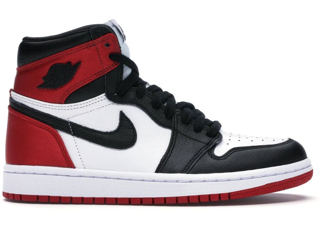 Nike Air Jordan 1 Retro High Satin Black Toe - PLUGSNEAKRS