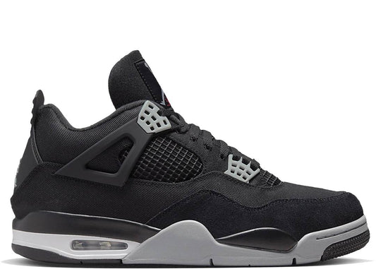 Nike Air Jordan 4 Retro Black Canvas - PLUGSNEAKRS