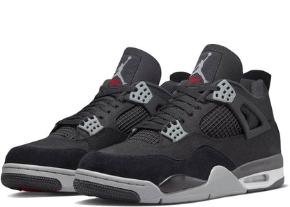 Nike Air Jordan 4 Retro Black Canvas - PLUGSNEAKRS