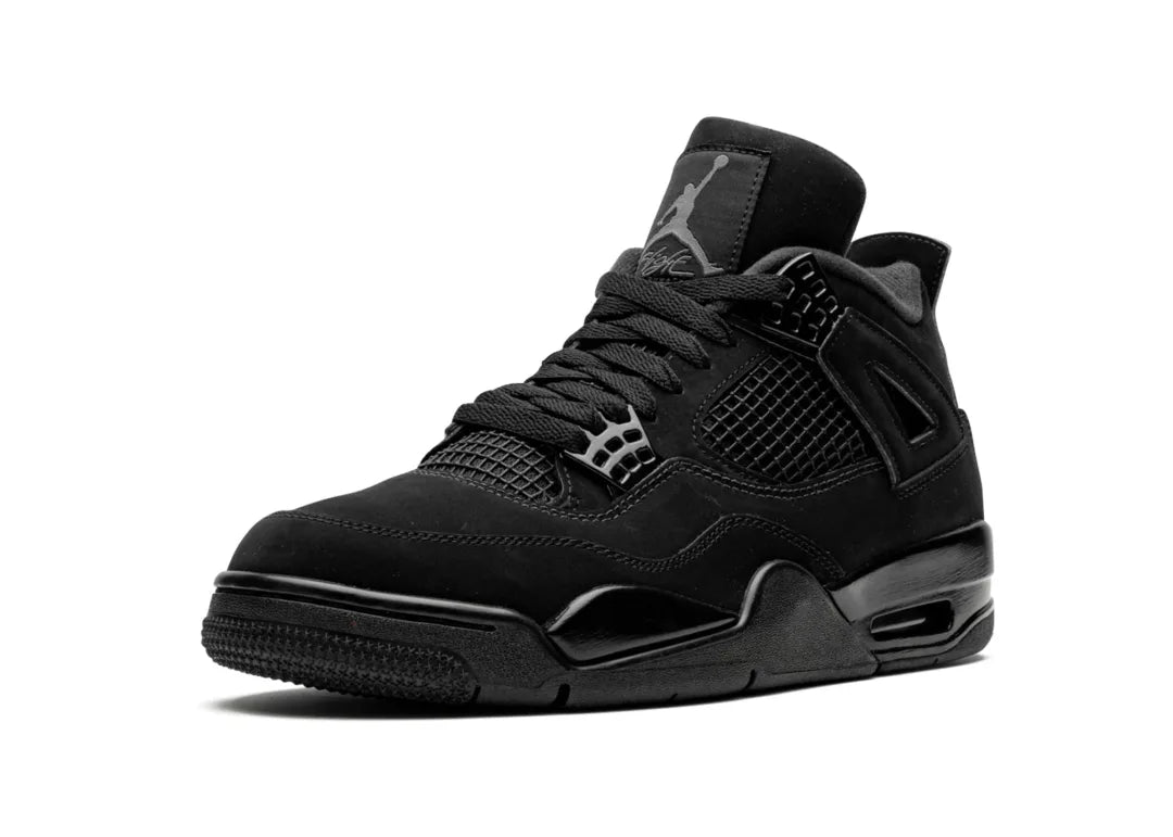 Nike Air Jordan 4 Retro Black Cat - PLUGSNEAKRS