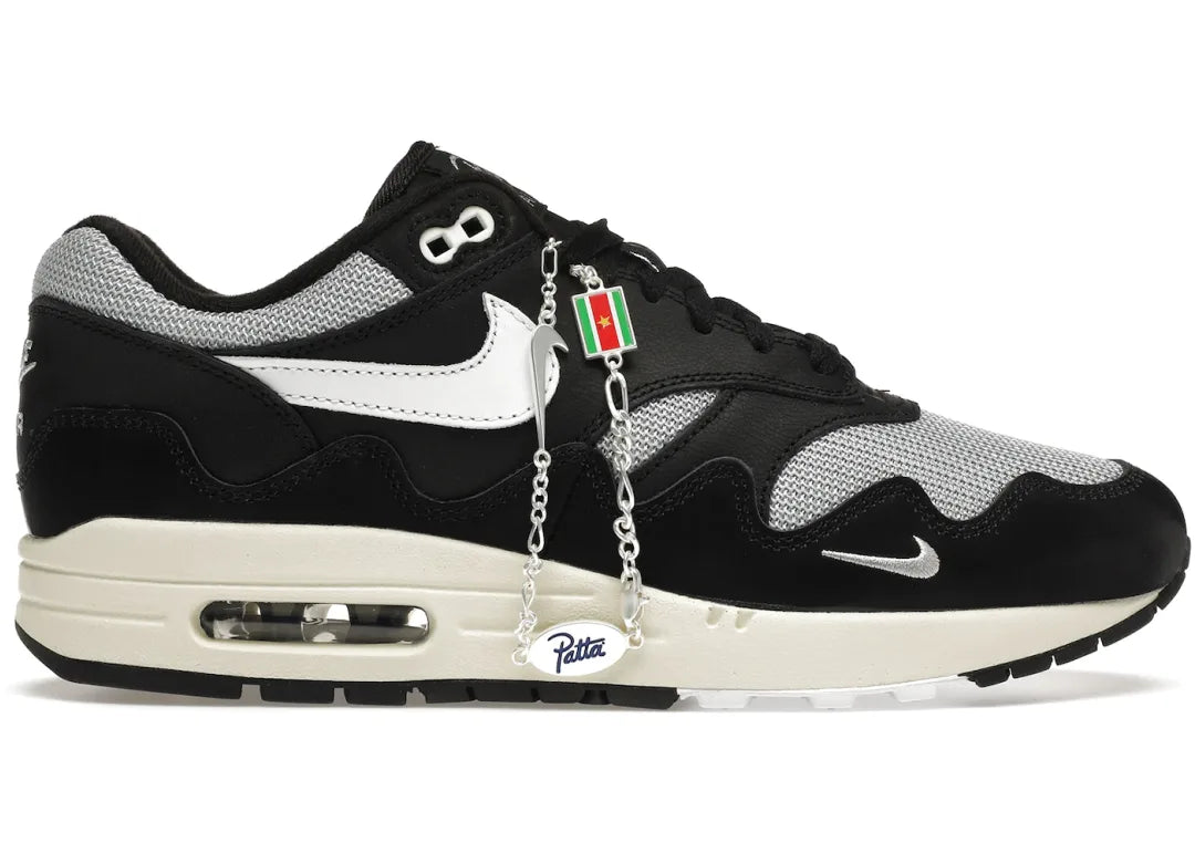 Nike Air Max 1 Patta Waves Black (with Bracelet) - PLUGSNEAKRS