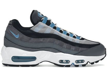 Nike Air Max 95 Cool Grey University Blue Dark Obsidian - PLUGSNEAKRS