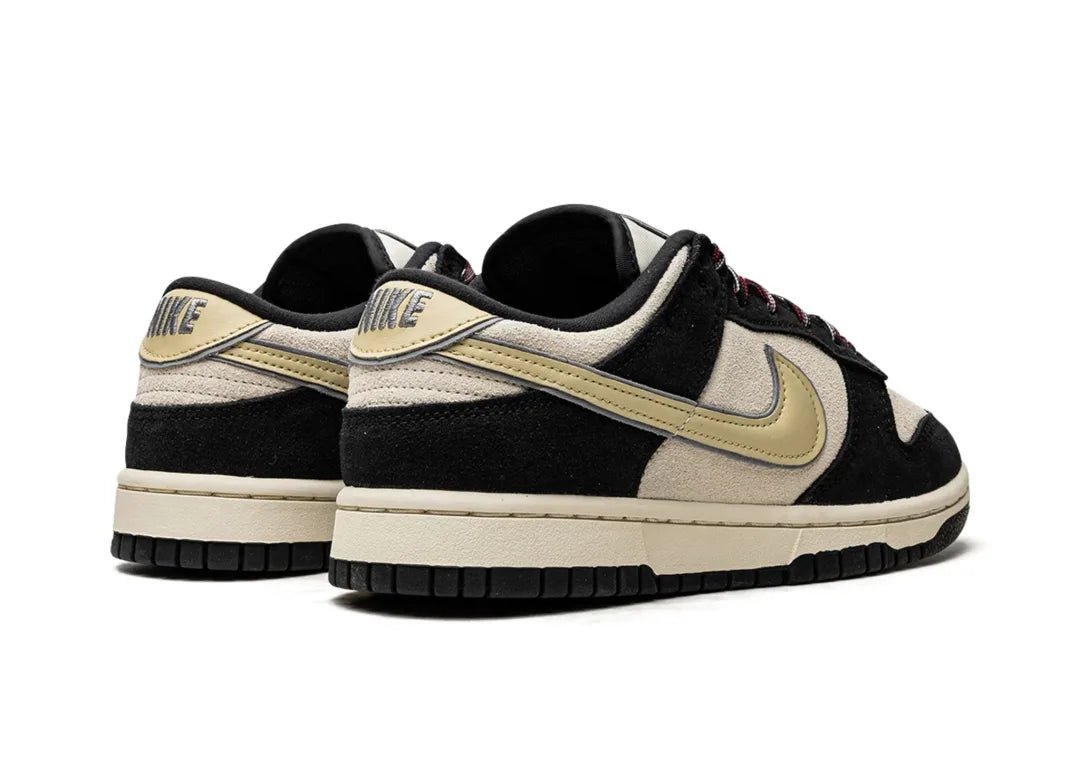 Nike Dunk Low LX Black Suede Team Gold - PLUGSNEAKRS