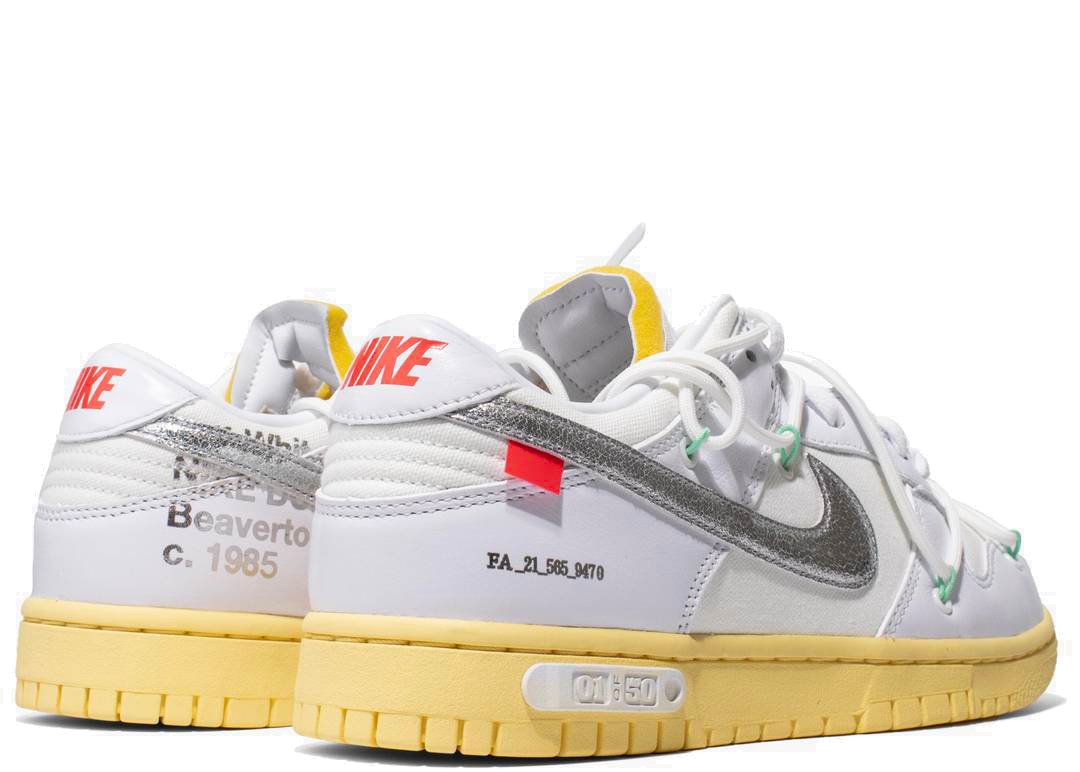 Nike Dunk Low Off-White Lot 1 White - PLUGSNEAKRS