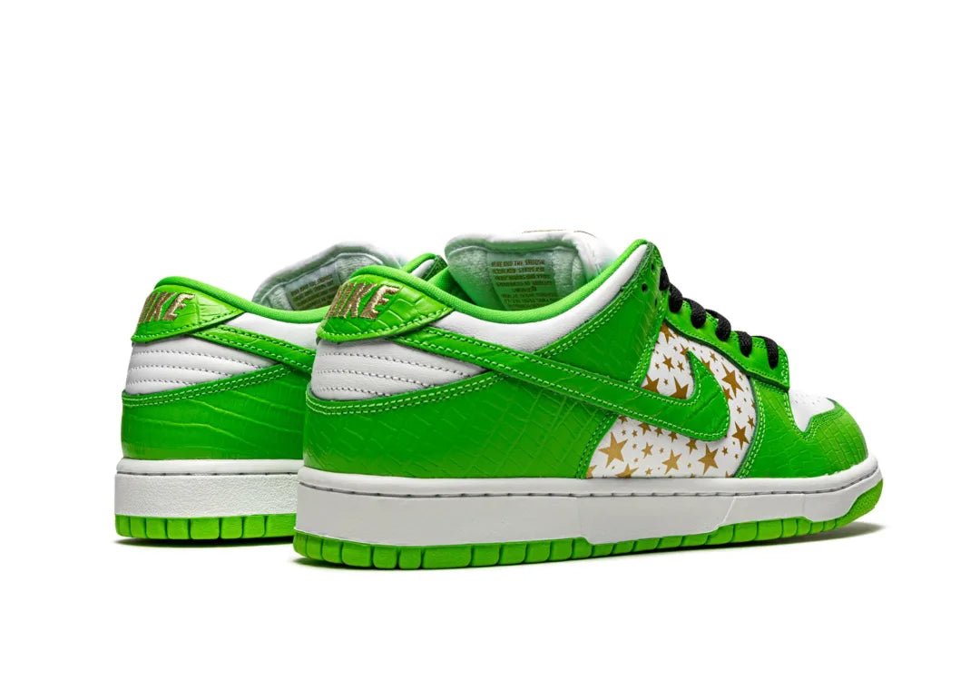 Nike SB Dunk Low Supreme Stars Mean Green - PLUGSNEAKRS